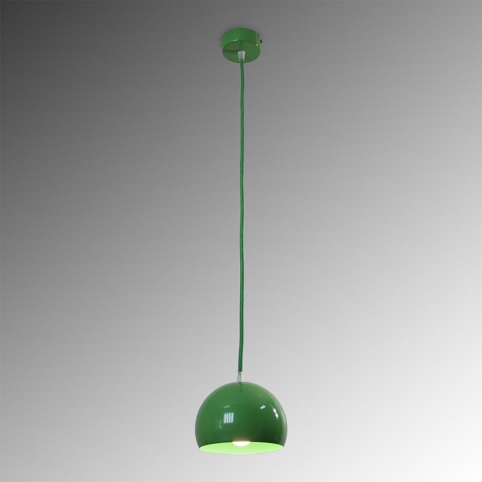 Suspension lamp Welwyn green