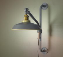 Wall Sconce Wales Imperium Light grey / bronze