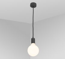 Suspension lamp Firefly black / white