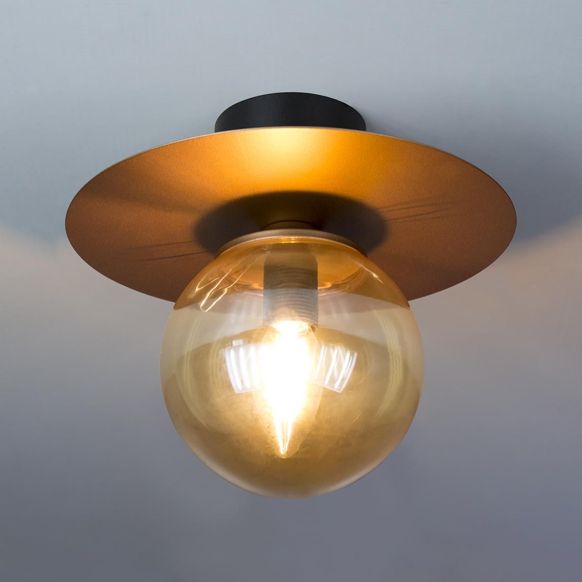 Ceiling lamp Quest Imperium Light 341119.49.23 copper / brown
