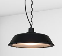 Suspension lamp Toscana black