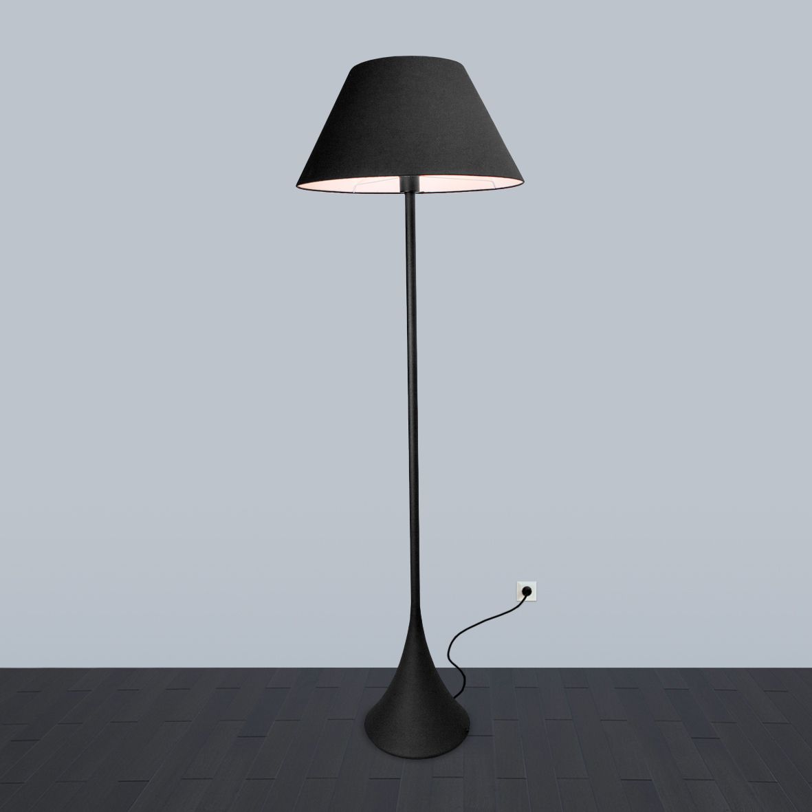 Floor lamp Black and White Imperium Light 37150.05.05 black