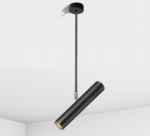 Suspension lamp Prima black / chrome