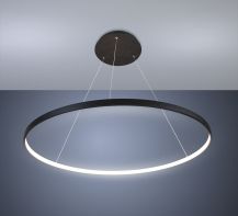 Suspension lamp Ring black