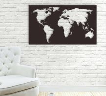 Art-panel dekoracyjny World Imperium Light 5560350.05.05 czarny