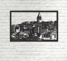 Art panel decorative City-2 Imperium Light City-2 5540650.05.05 black