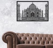 Art panel decorative Taj Mahal Imperium Light Taj Mahal 5540750.05.05 black