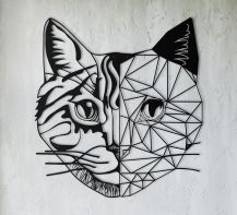 Art-panel dekoracyjny Cheshire Cat Imperium Light 5550850.05.05 czarny