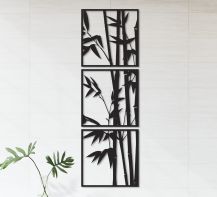 Art panel decorative Bamboo Imperium Light Bamboo 5560750.05.05 black