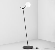 Floor lamp Glob Imperium Light 5841160.05.01 black / white