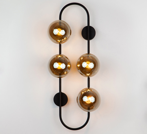 Wall Sconce Frost Imperium Light black / brown