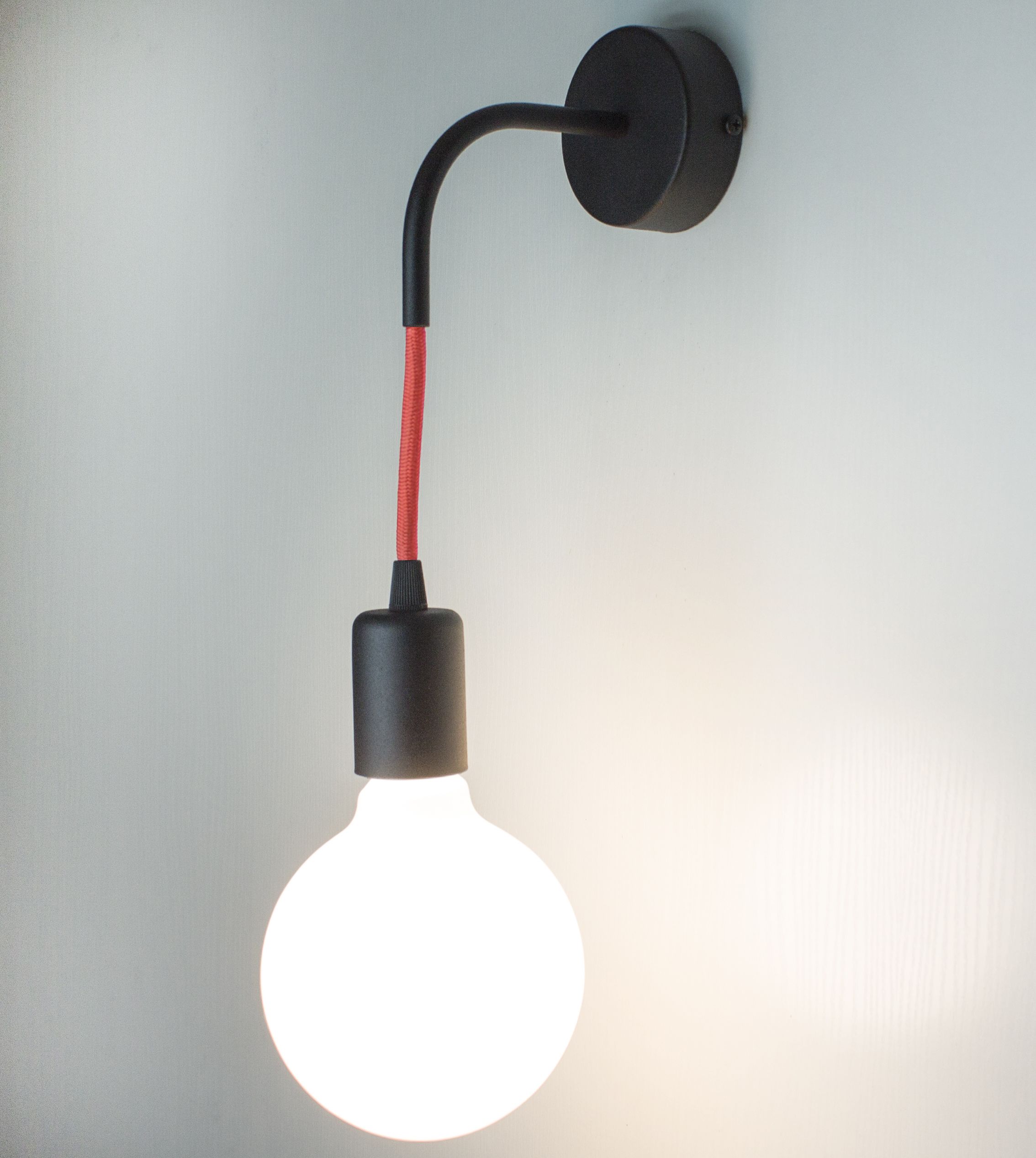 Wall Sconce Firefly Imperium Light black / red