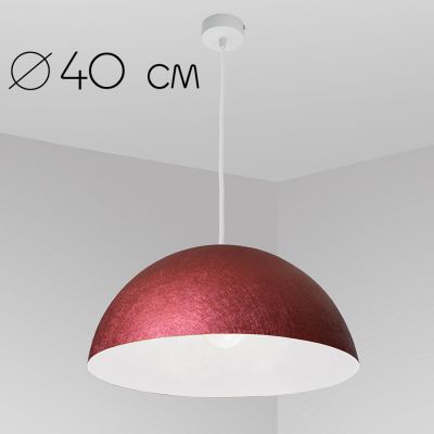 Lampa wisące Alps czerwone wino / biały