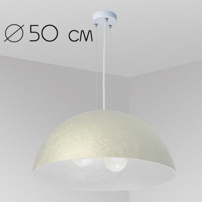 Lampa wisące Alps perła / biały