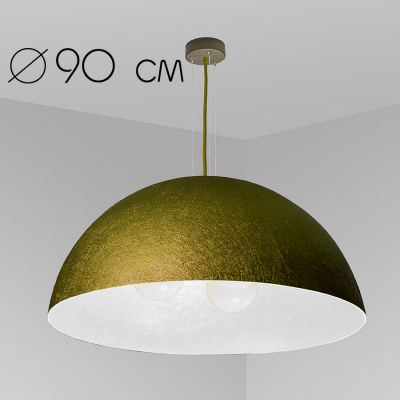 Lampa wisące Alps rzymski złoto / biały