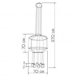 Suspension lamp Peking