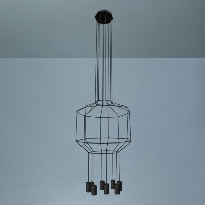 Suspension lamp Peking black