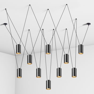 Люстра Accent black