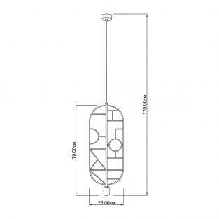 Lampa wisące Avant-garde