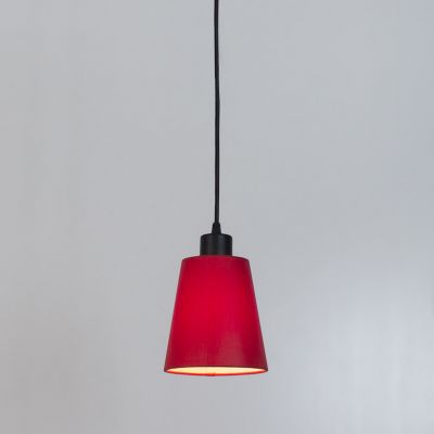 Suspension lamp Charlotte black / red
