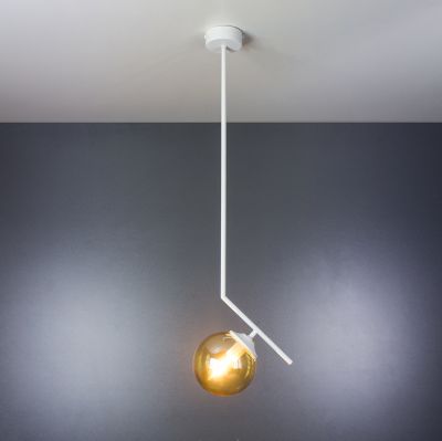 Lampa wisące Grape biały / brązowy