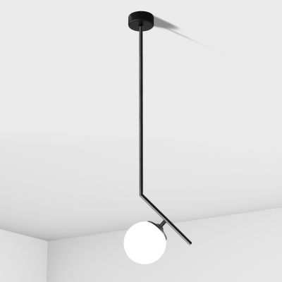 Lampa wisące Grape czarny / biały
