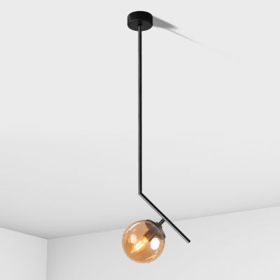 Lampa wisące Grape czarny / brązowy