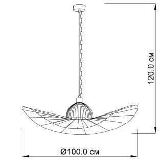 Suspension lamp Milady