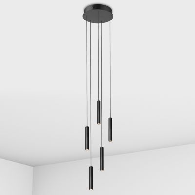 Suspension lamp Diplomat black