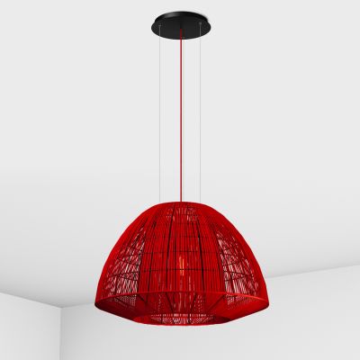 Lampa wisące Igloo czarny / czerwony