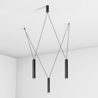 Suspension lamp Diplomat black
