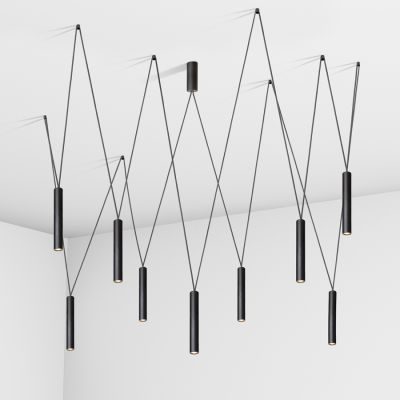 Suspension lamp Diplomat black