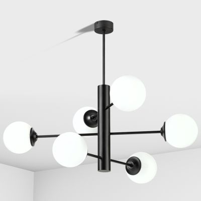 Suspension lamp Atlant  black / white