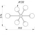 Suspension lamp Atlant