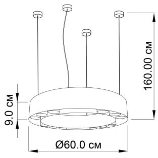 Suspension lamp Linkor