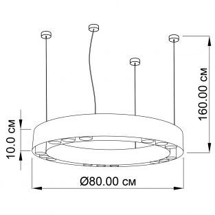 Suspension lamp Linkor