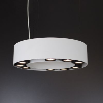 Suspension lamp Linkor white / black