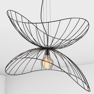 Suspension lamp Butterfly black