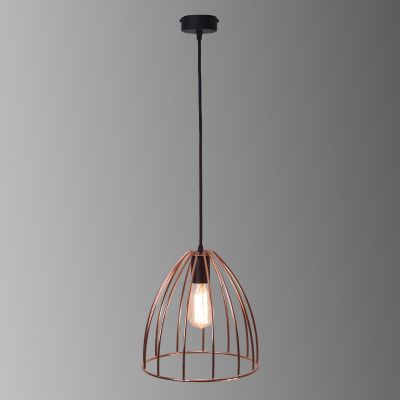 Lampa wisące Sofia czarny / miedź / chrom