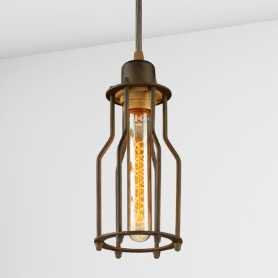 Suspension lamp Prague antique bronze
