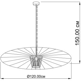 Suspension lamp Lady