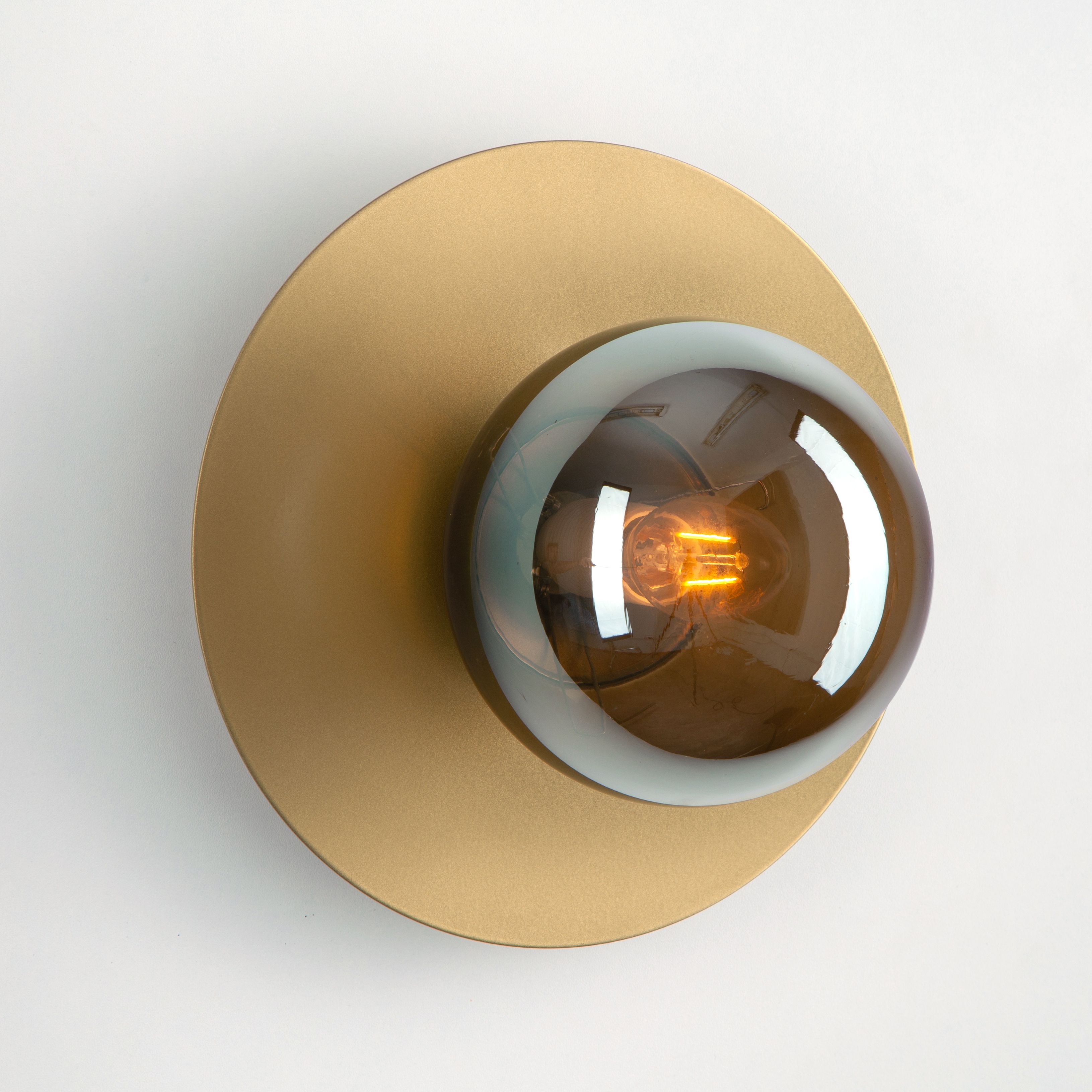 Wall Sconce Quest Imperium Light gold / black smoke