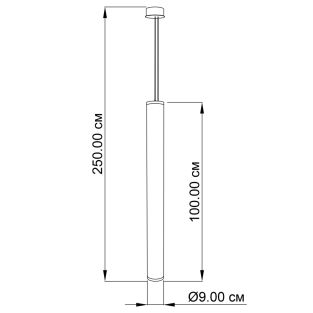 Lampa wisące Tube