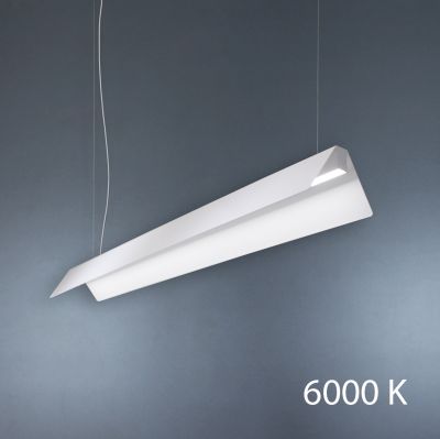 Suspension lamp Visor white