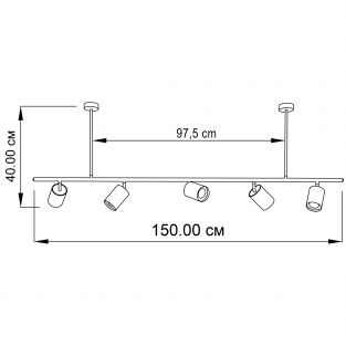 Suspension lamp Colombo