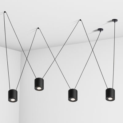Suspension lamp Tokyo Big black