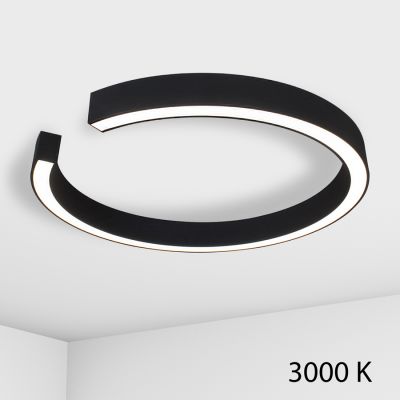 Світильник стельовий Sigma Imperium Light 377180.05.91 чорний / білий