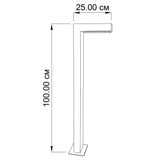 Base for garden lamp Brooklyn