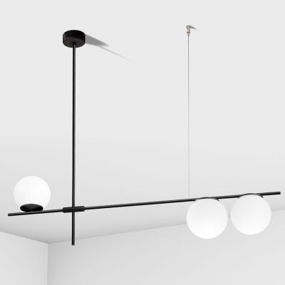 Suspension lamp Jenny black / white