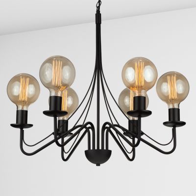 Suspension lamp Lviv black